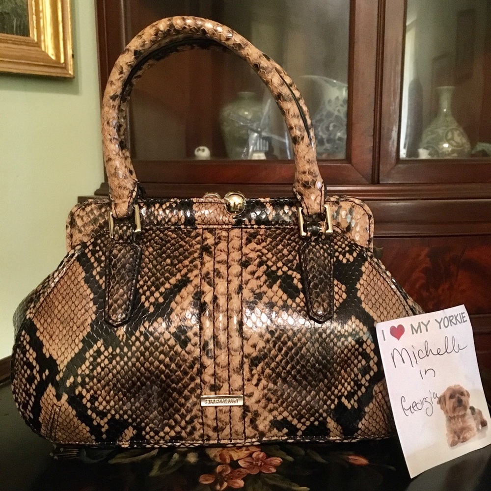 Brahmin mini Layla in Coffee Felix - Picture 1 of 13